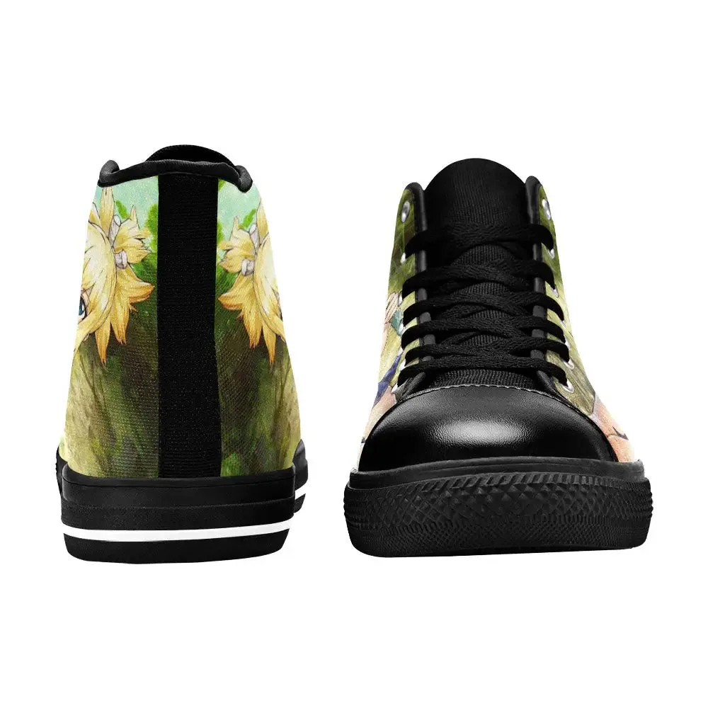Kohaku Dr Stone Kingdom of Science Shoes High Tops Sneakers for Kids and Adults