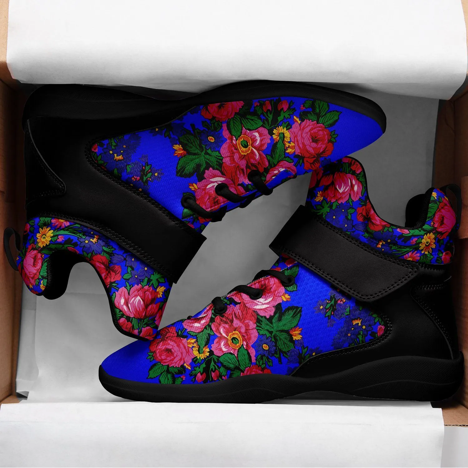 Kokum's Revenge Royal Ipottaa Basketball / Sport High Top Shoes - Black Sole