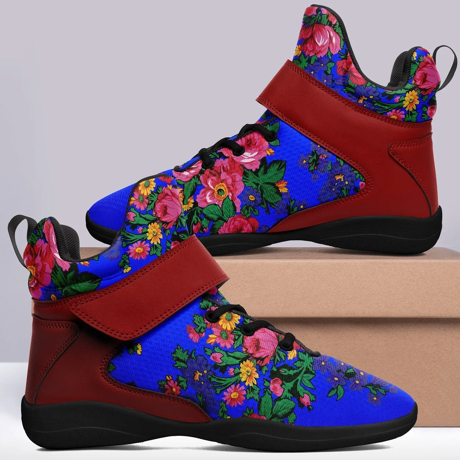 Kokum's Revenge Royal Ipottaa Basketball / Sport High Top Shoes - Black Sole