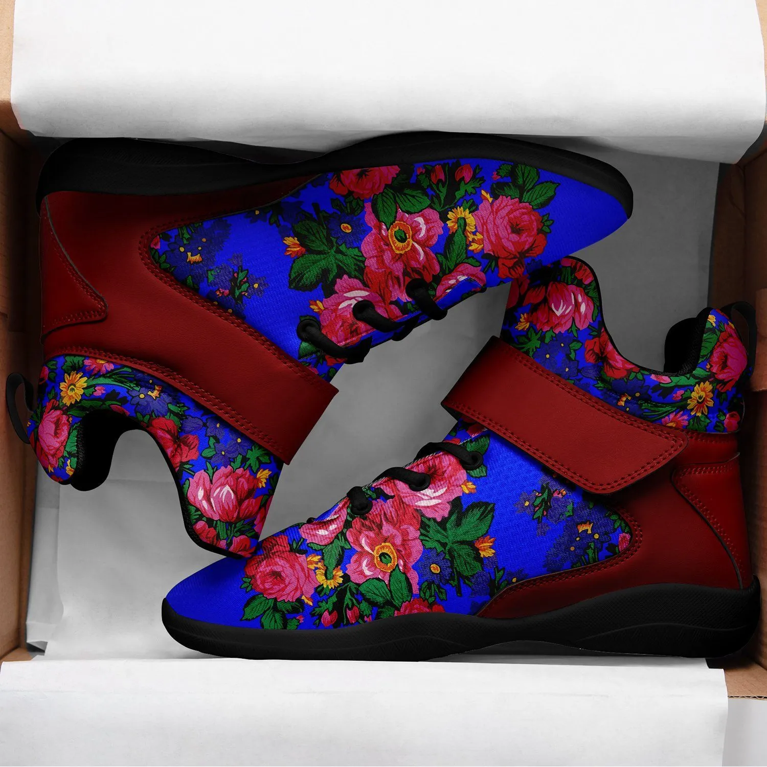 Kokum's Revenge Royal Ipottaa Basketball / Sport High Top Shoes - Black Sole
