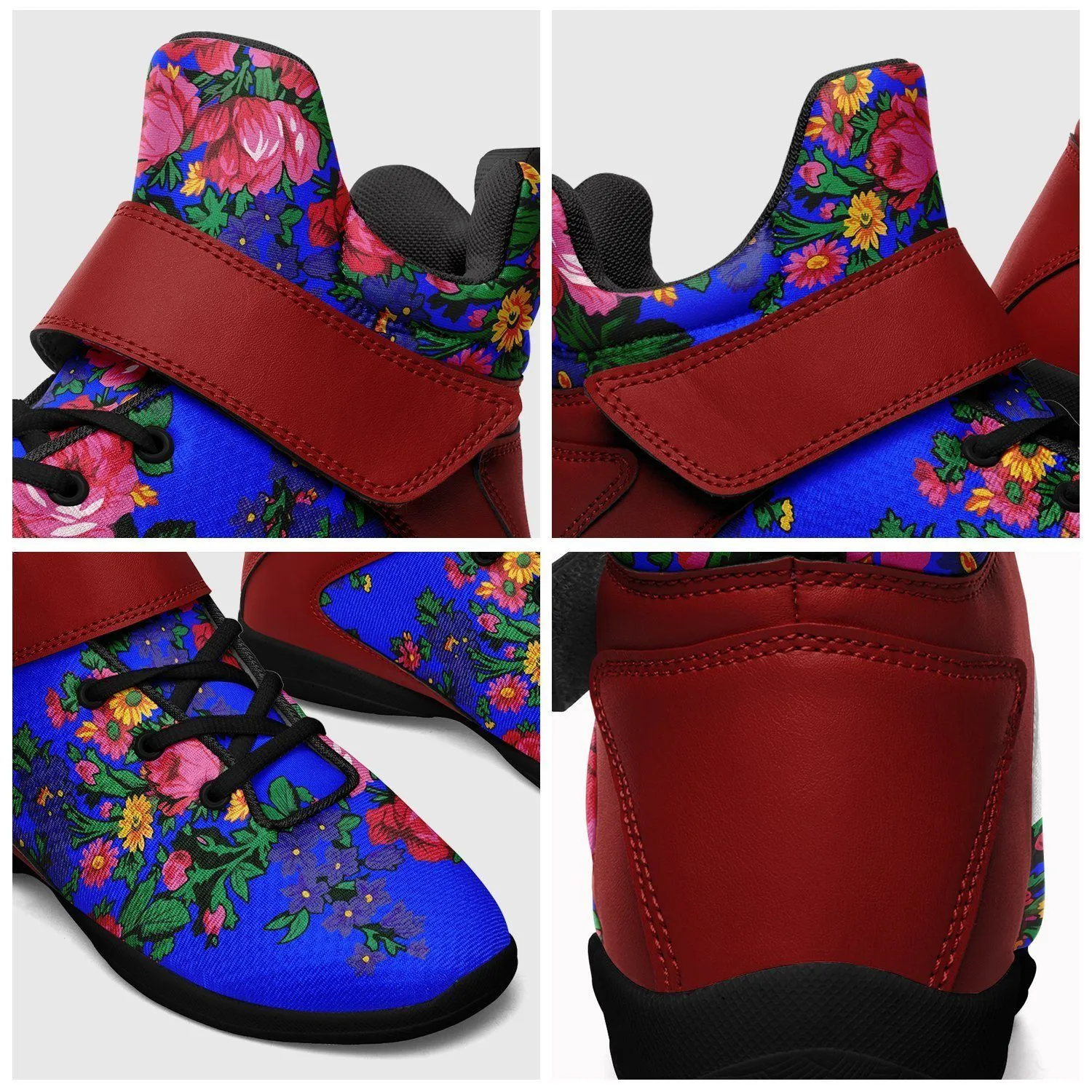 Kokum's Revenge Royal Ipottaa Basketball / Sport High Top Shoes - Black Sole