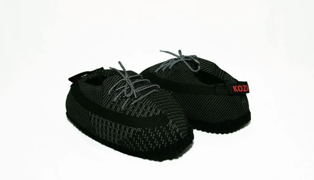 KrazeKickz Sneaker Slippers for KIDS - Fluffy Slides for Kids - Unisex