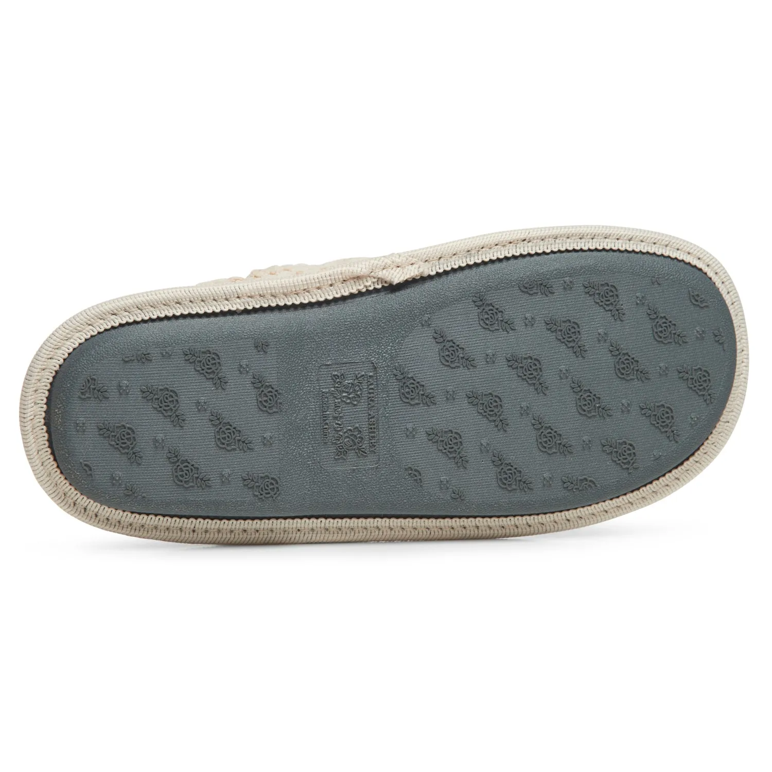 Laura Ashley Women's Spa Slip-On Clog Slippers with Bow Details | Plush House Slippers with Cushioned Insole for Ladies