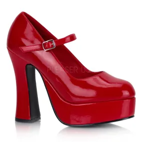 Mary Jane Platform Shoes with 5-inch Chunky Heels 4-colors DOLLY-50