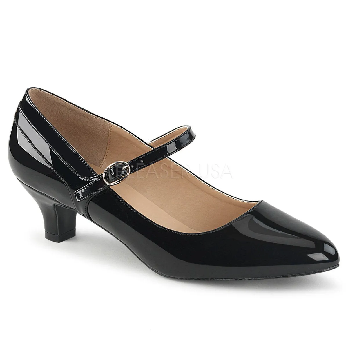 Mary Jane Pumps with 2-inch Kitten Heels 4-colors FAB-425