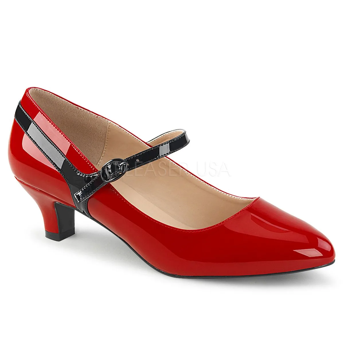 Mary Jane Pumps with 2-inch Kitten Heels 4-colors FAB-425
