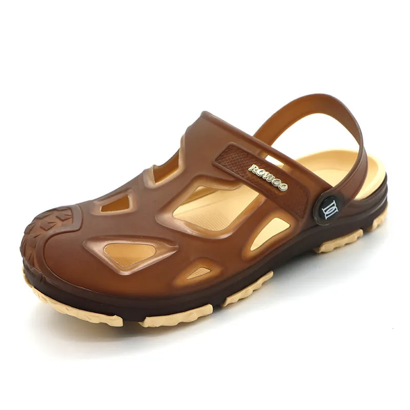 Men's Garden Shoes Flexible Footbed Sandals Clog Walking Slippers