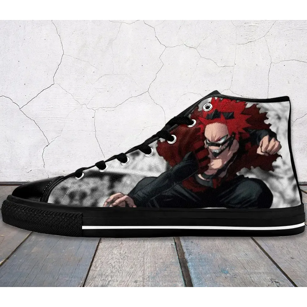 My Hero Academia Eijiro Kirishima Shoes High Top Sneakers for Kids and Adults Boku No Hero Accademia