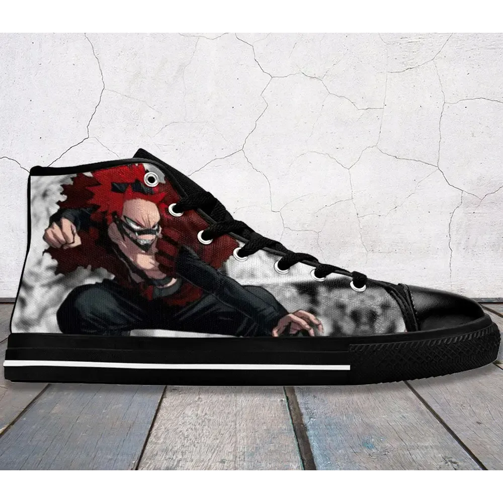 My Hero Academia Eijiro Kirishima Shoes High Top Sneakers for Kids and Adults Boku No Hero Accademia