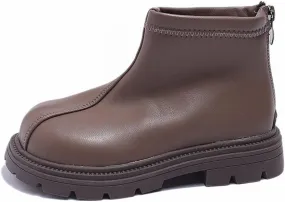 Outdoor Hiking Ankle Boots for Boys Girls Solid Non Slip Classic Soft Plat Bottom Water Proof Boots for Youth Girls