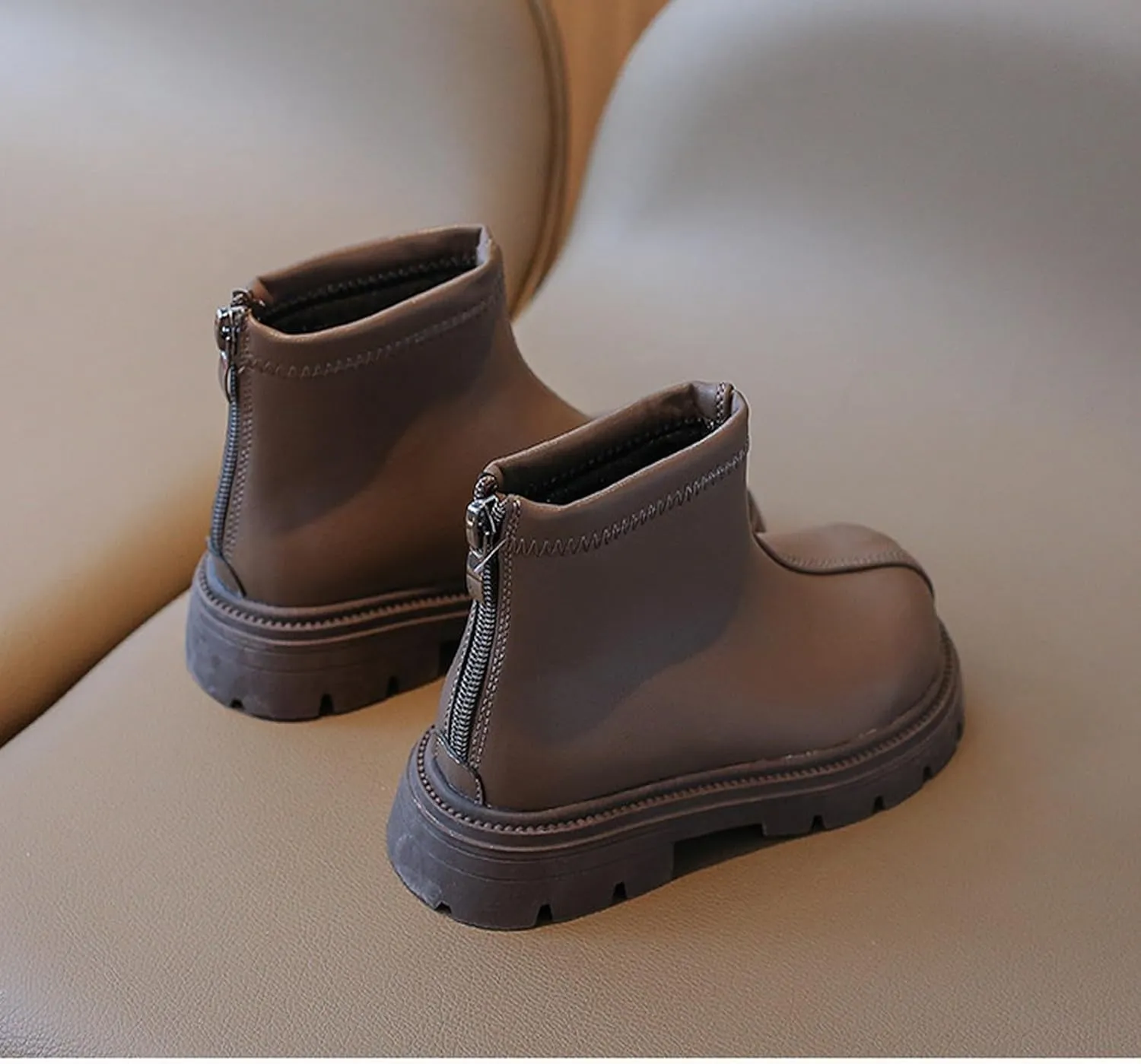 Outdoor Hiking Ankle Boots for Boys Girls Solid Non Slip Classic Soft Plat Bottom Water Proof Boots for Youth Girls