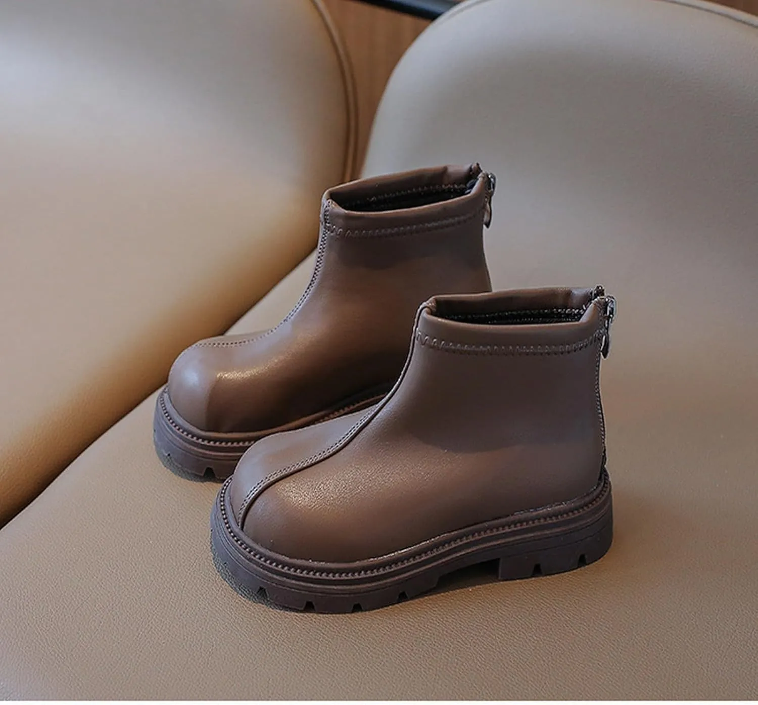 Outdoor Hiking Ankle Boots for Boys Girls Solid Non Slip Classic Soft Plat Bottom Water Proof Boots for Youth Girls