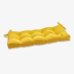 Outdoor/Indoor Fresco Solids Yellow 48" Blown Bench