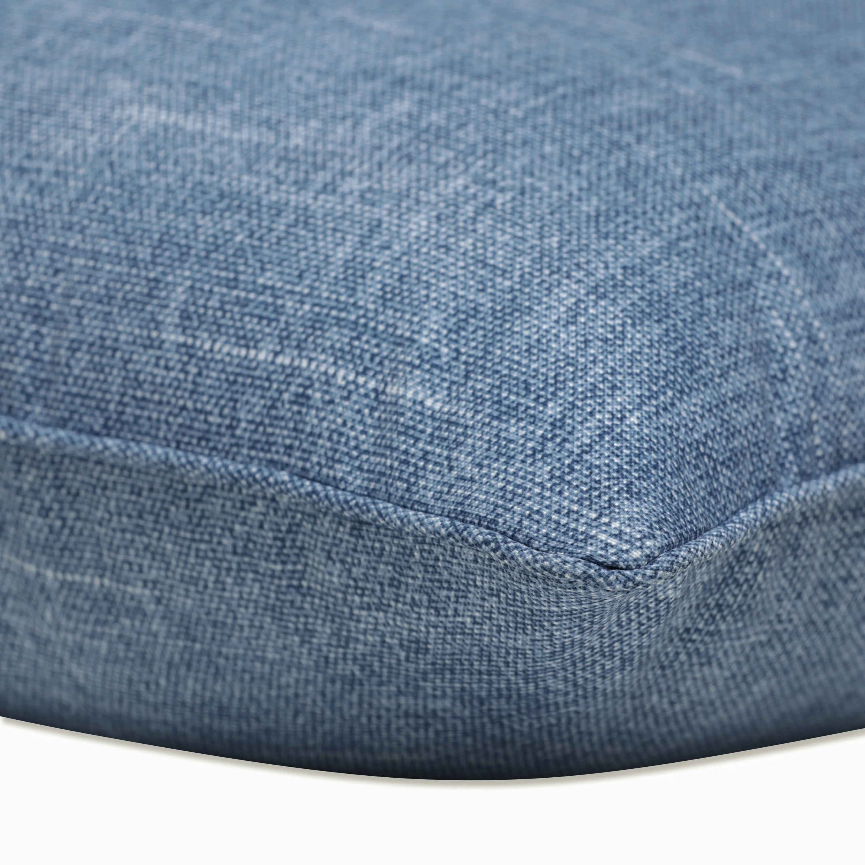 Outdoor/Indoor Tory Denim Over-sized Rectangular Throw Pillow (Set of 2)