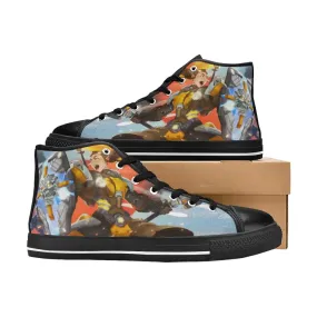 Overwatch Shoes , Overwatch Brigitte Shoes High Top Sneakers for Kids and Adults