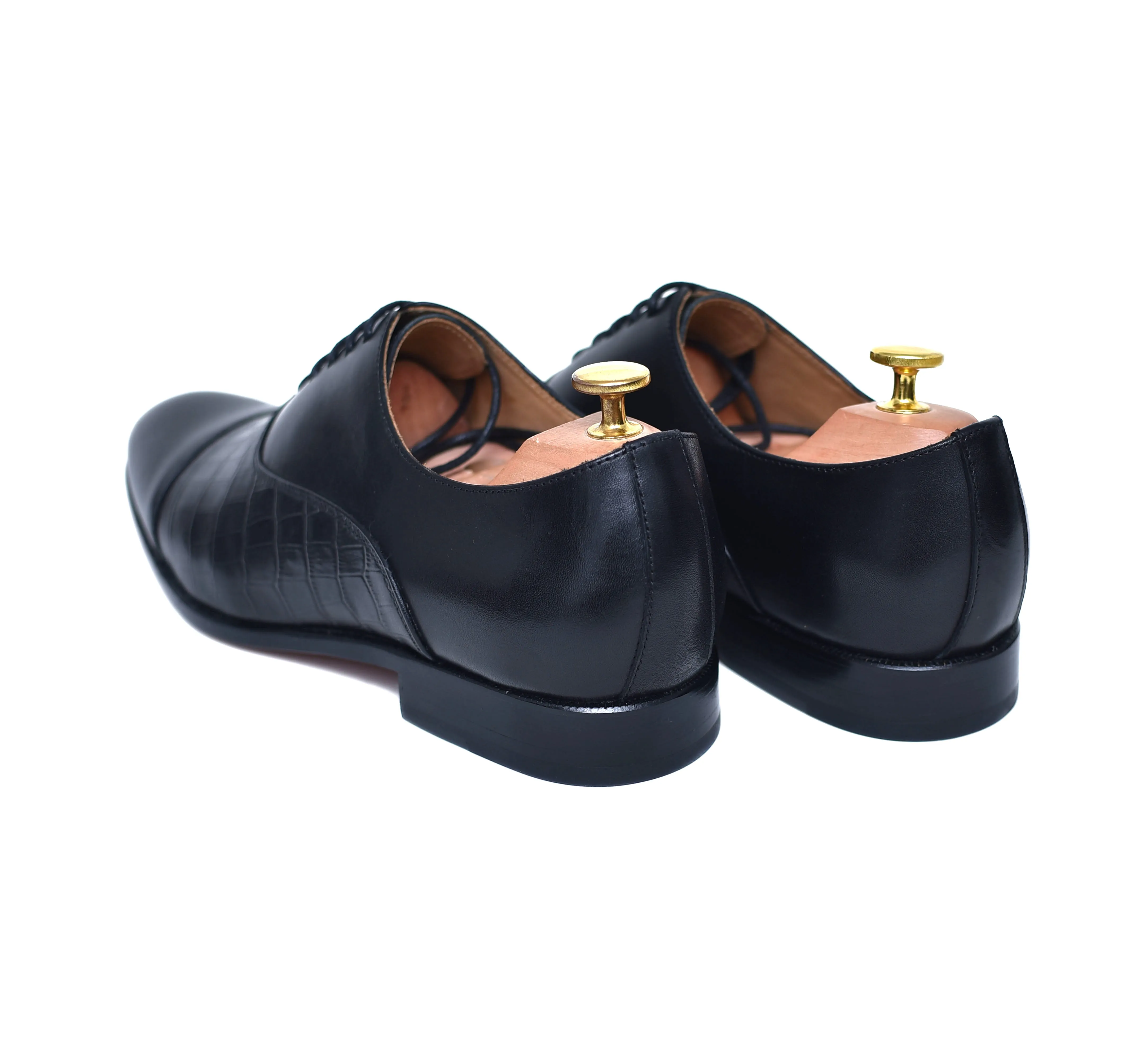 Phillips - Black Calf Oxford Shoes