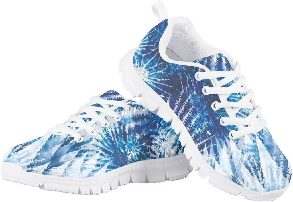 Pinupub Kids Sneakers for Boys Girls Tennis Running Shoes Lightweight Lace Up Walking Athletic Shoes