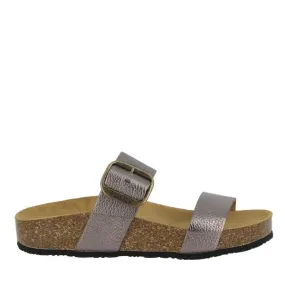 Plakton 343004 Graphite Two Strap Sandals