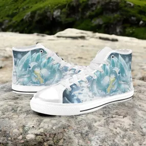 Pokemon Ice Sandshrew Sandslash Shoes High Top Sneakers for Kids and Adults