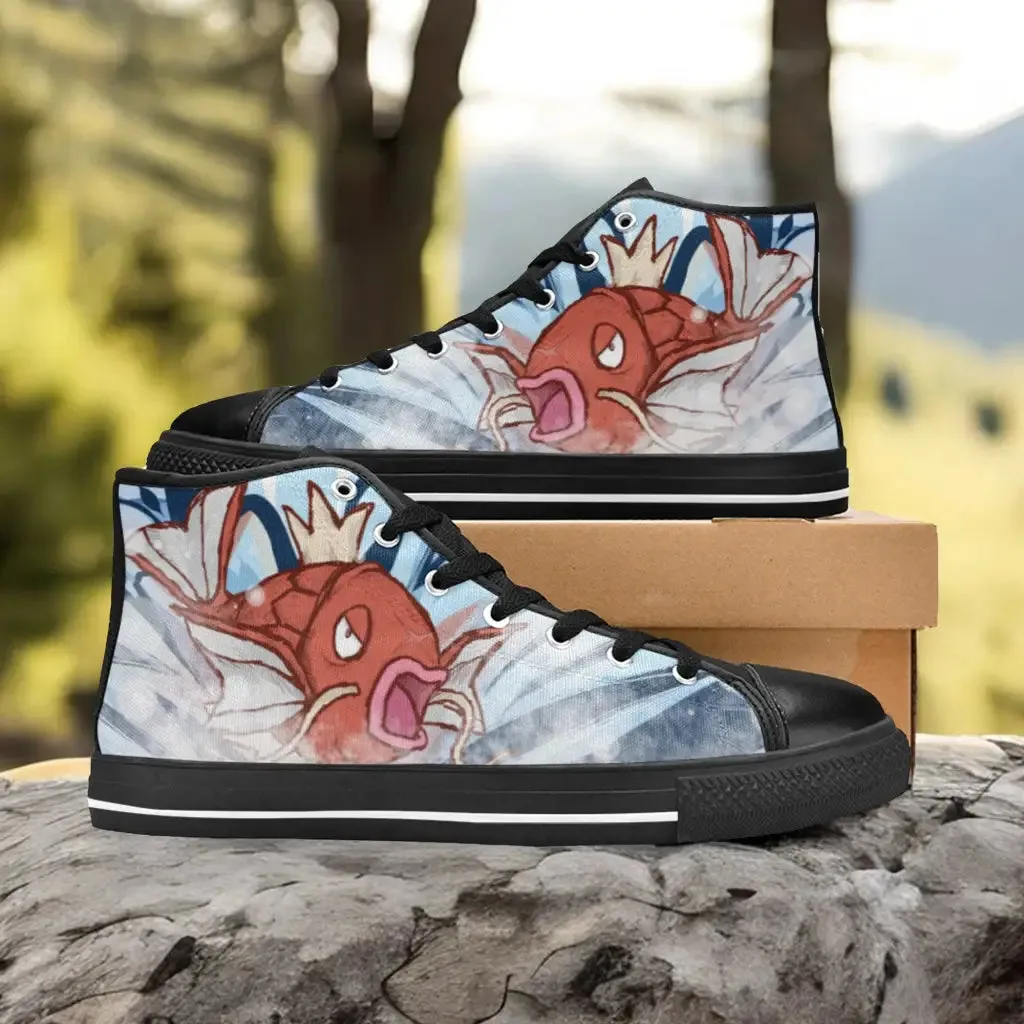Pokemon Magikarp Shoes High Top Sneakers for Kids and Adults