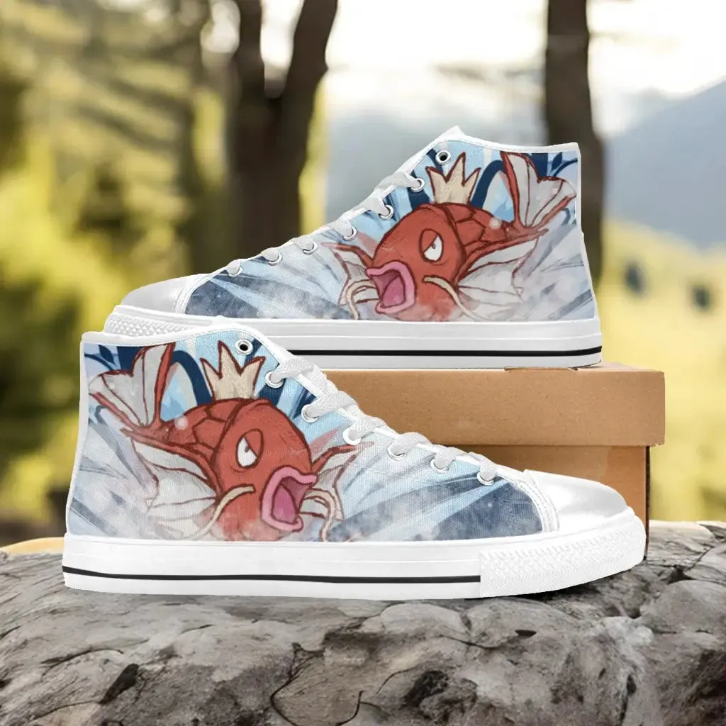 Pokemon Magikarp Shoes High Top Sneakers for Kids and Adults