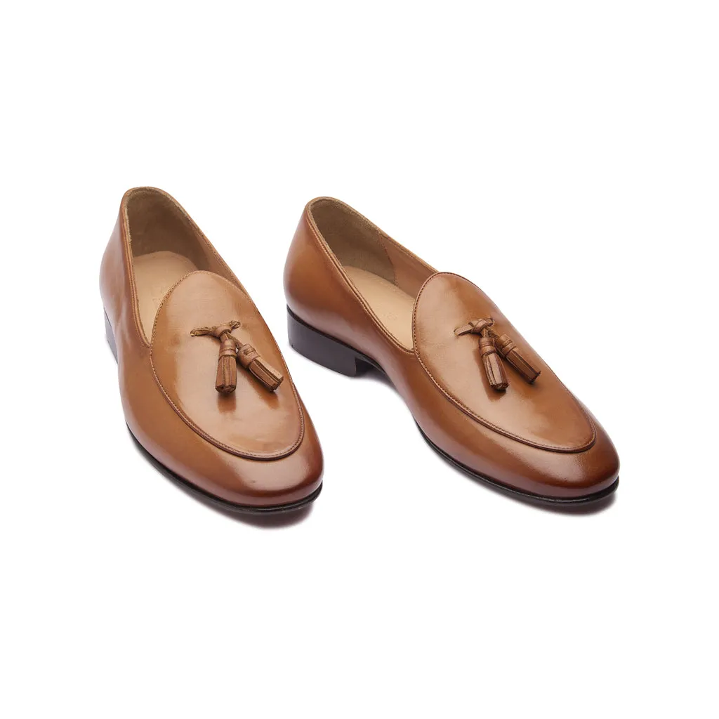 René, Tassel Loafer - Tan | Blake Stitched | Classics Collection