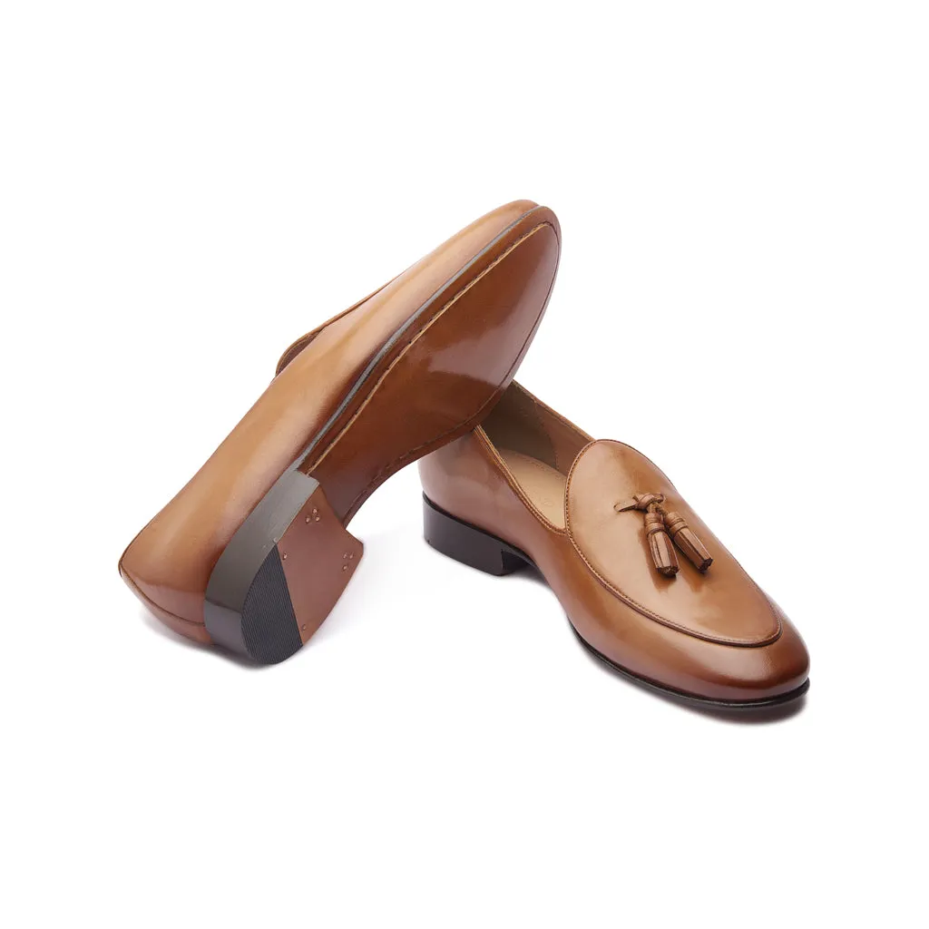 René, Tassel Loafer - Tan | Blake Stitched | Classics Collection