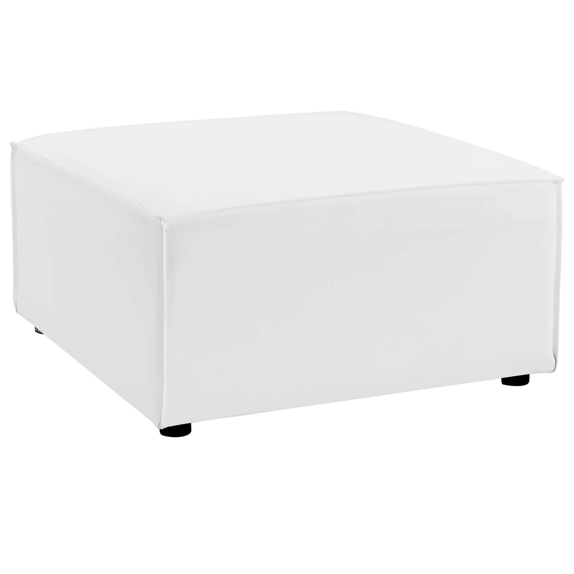 Saybrook Outdoor Patio Upholstered Sectional Sofa Ottoman by Modway