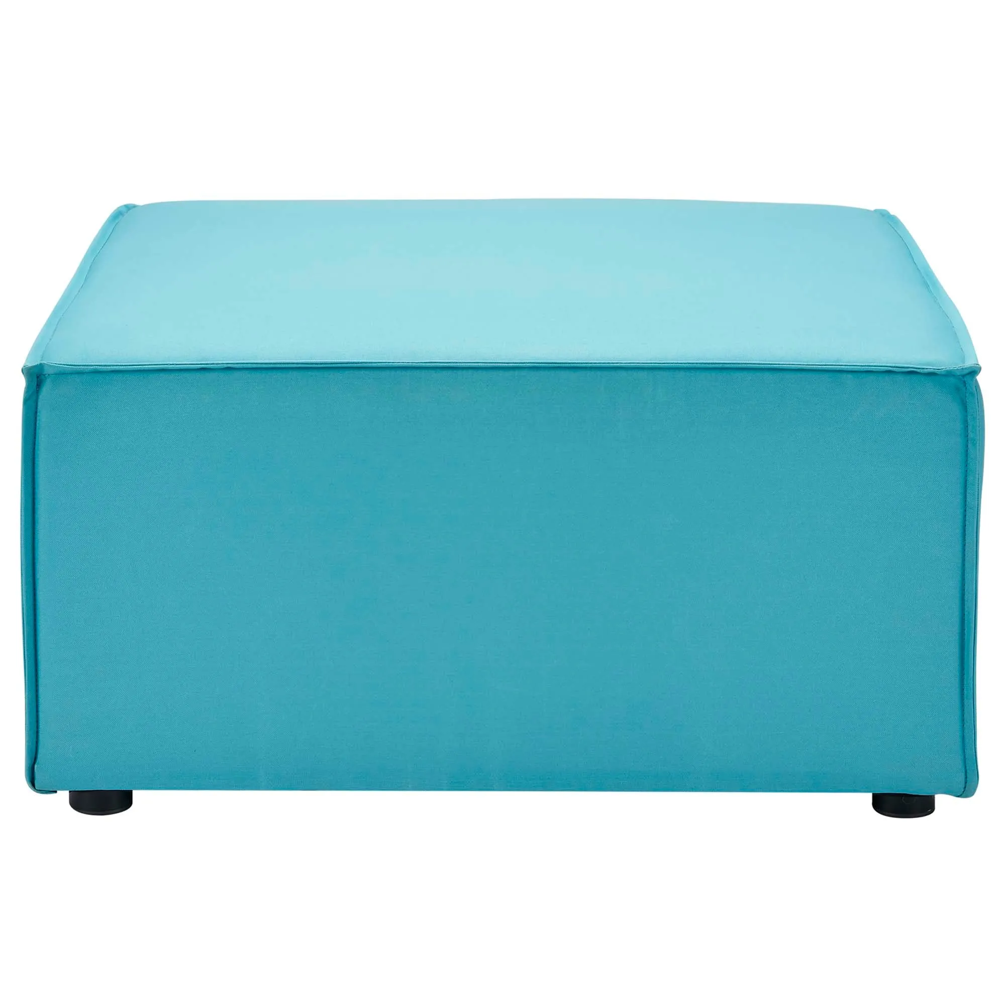 Saybrook Outdoor Patio Upholstered Sectional Sofa Ottoman by Modway