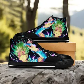 Senku Dr Stone Kingdom of Science Shoes High Tops Sneakers for Kids and Adults