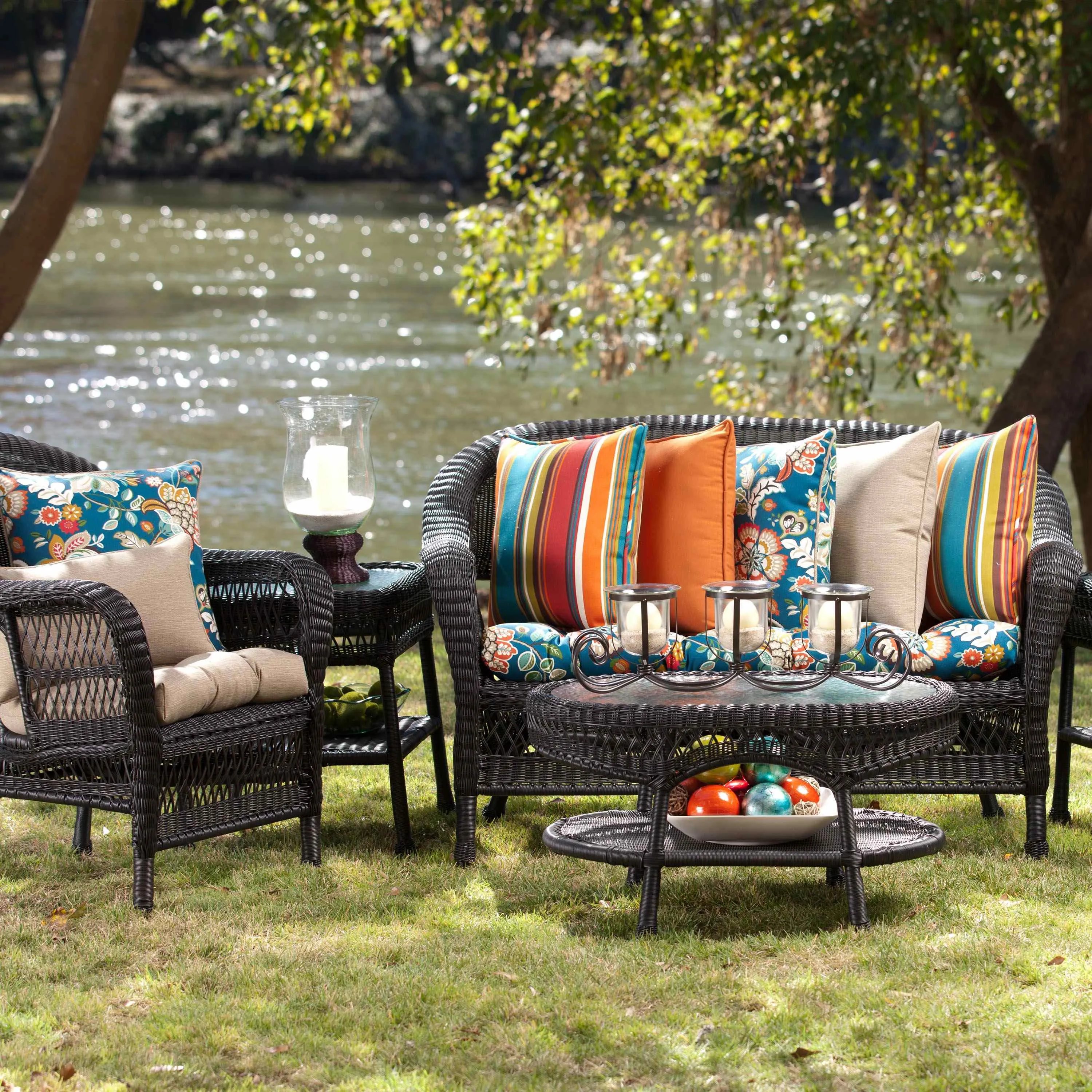 Telfair Peacock 18.5-Inch Throw Pillow (Set Of 2)