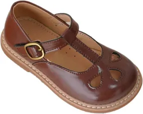 Toddler Little Girl Mary Jane Dress Shoes, Ballet Flats for 2 to 12 Girls Party School Flat Bottom Kids Slides
