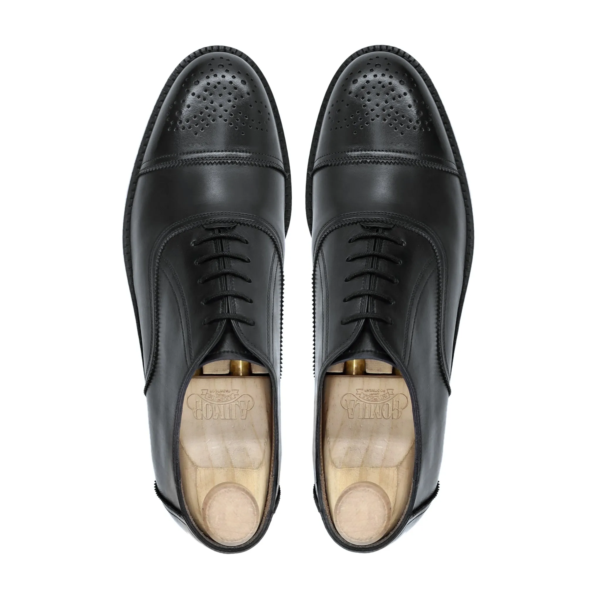 Tresa - Men's Black Calf Leather Oxford Shoe