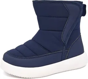 Umerigo Toddler Snow Boots Kids Girls Boys Winter Lightweight Waterproof Warm Fur Lined Boots for Toddler Little Kids