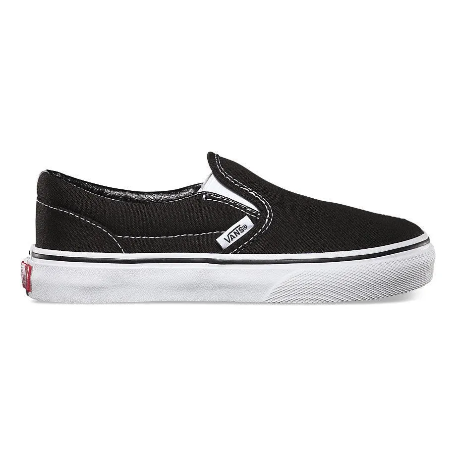 VANS Youth Classic Slip-On Black/True White