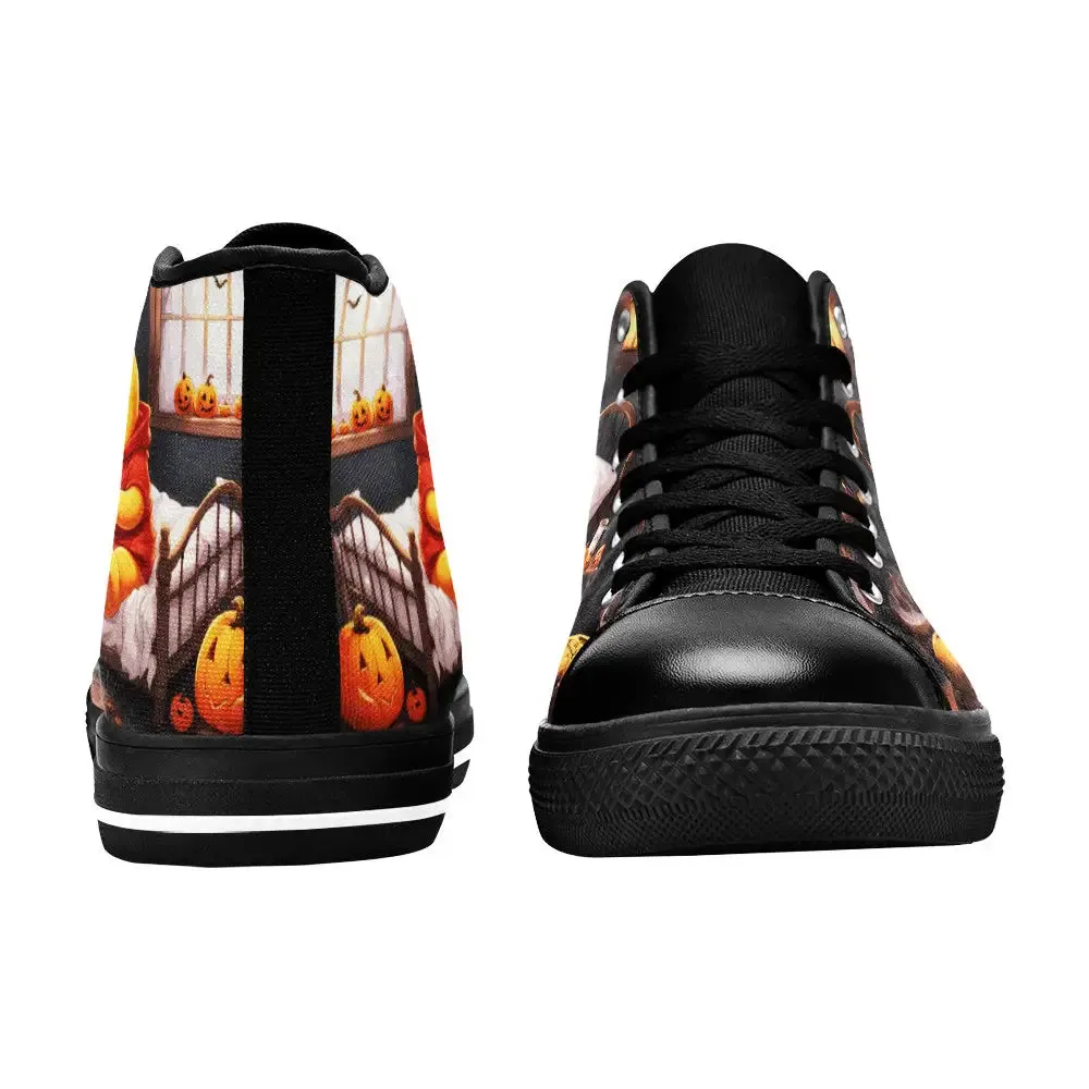 Winnie the pooh Halloween Shoes High Top Sneakers for Kids and Adults
