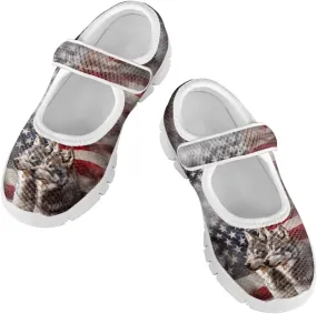 Yzaoxia Girls Slip On Shoes Mesh Breathable Athletic Walking Running Shoes for Kids Hook and Loop Sport Shoes Tennis Shoes Lightweight Barefoot Shoes Casual Footwear for School Gym Outdoor